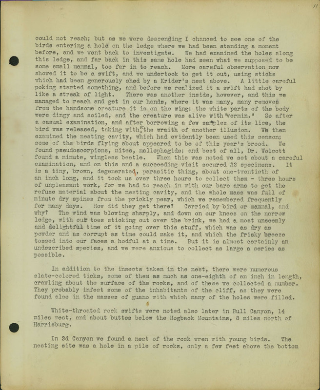 Frank Shoemaker Narratives, Sidney, Banner County, Scotts Bluff, July 30-Aug. 9, 1911