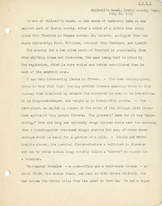 Frank Shoemaker - Omaha, Lincoln, and Nebraska Narratives