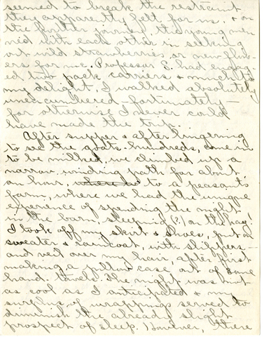 Edith Schwartz Clements handwritten letter