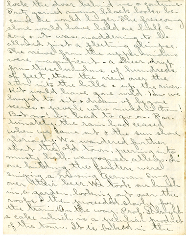 Edith Schwartz Clements, Letters, July 8, 1911