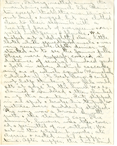 Edith Schwartz Clements, Letters, July 8, 1911