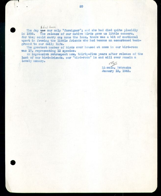 Frank Shoemaker - Omaha, Lincoln, and Nebraska Narratives
