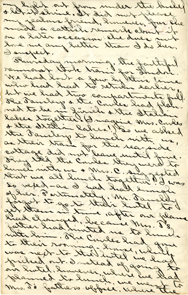Edith Schwartz Clements handwritten letter