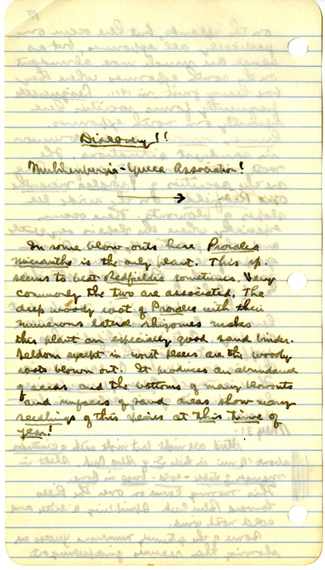 Raymond J. Pool Field Notes and Records