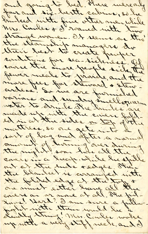 Edith Schwartz Clements handwritten letter
