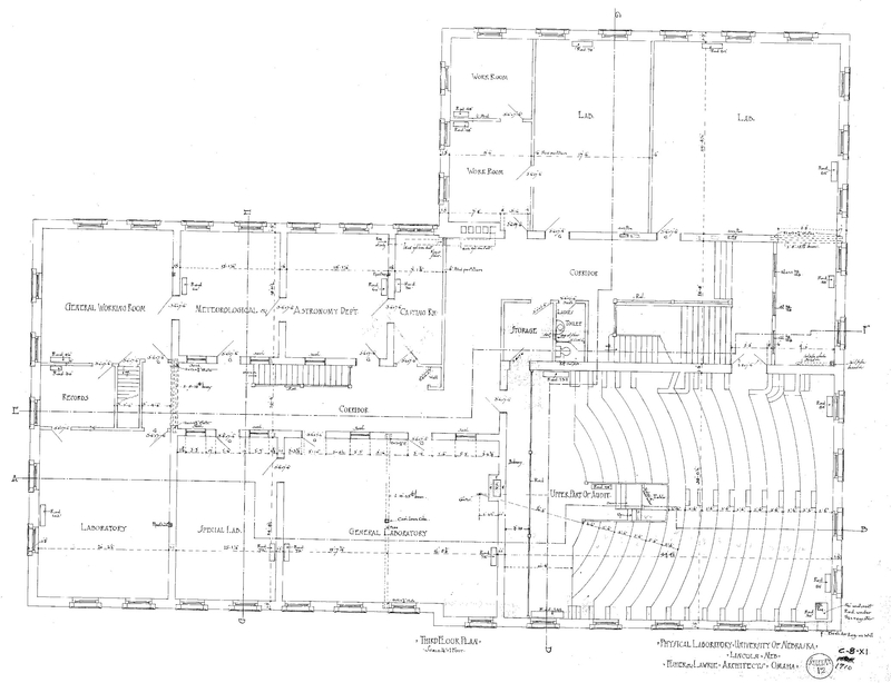 Third Floor Plan Year: 1904