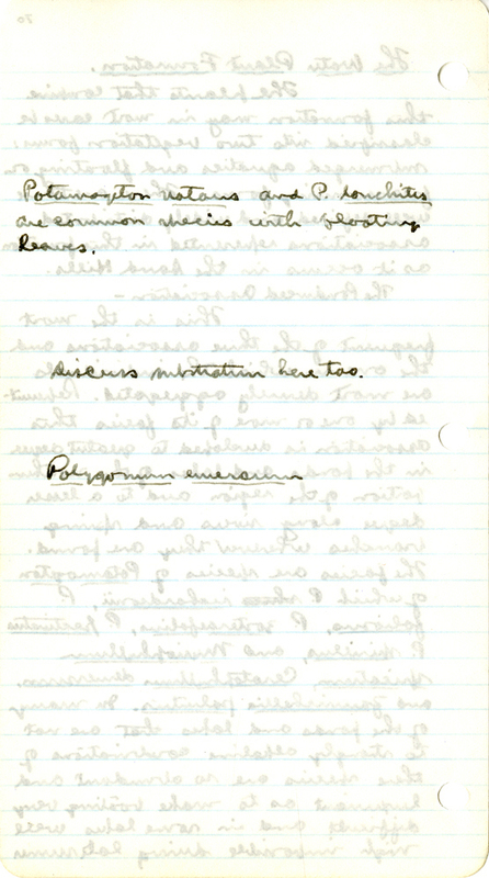 Raymond J. Pool Field Notes and Records