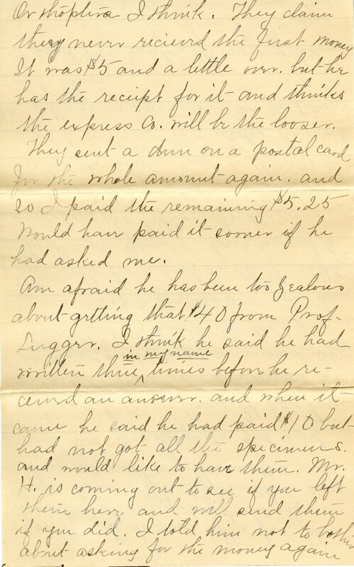Handwritten 11 page letter from Marcia Bruner to Lawrence Bruner, "Today is Friday, but I thought I would…"