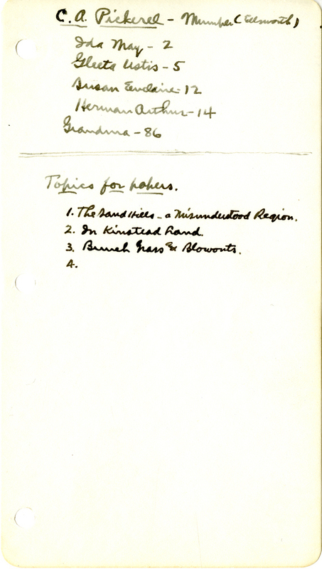 Raymond J. Pool Field Notes and Records