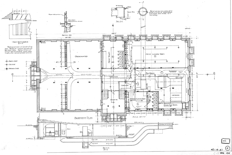 Description: Basement Floor Plan Year: 1912