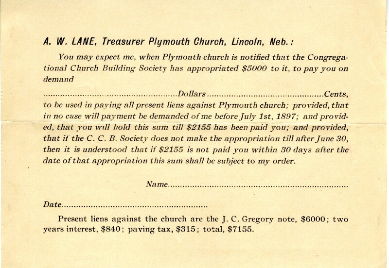 Typewritten 1 page letter from Uriah Bruner to Marcia Bruner, "I herewith return Lawrence's letter and printed…"