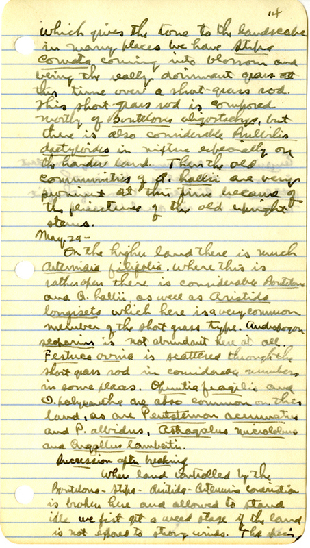 Raymond J. Pool Field Notes and Records