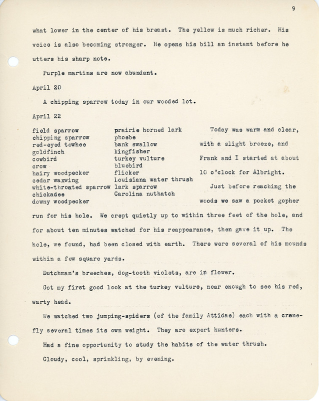 Elizabeth Van Sant transcribed letters