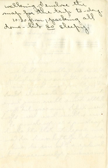 Edith Schwartz Clements handwritten letter