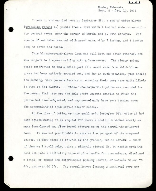 Frank Shoemaker - Omaha, Lincoln, and Nebraska Narratives