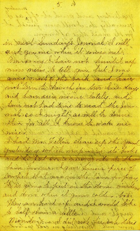 Handwritten 7 page letter from Marcia Bruner to Lawrence Bruner, "It does not seem possible that…"