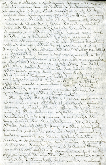 Edith Schwartz Clements handwritten letter
