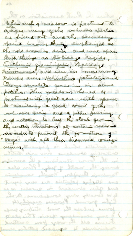 Raymond J. Pool Field Notes and Records