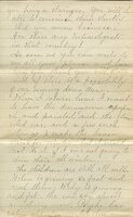 Handwritten 3 page letter from Marcia Bruner to Lawrence Bruner, "this time of the year. I spent the day with Mrs..."