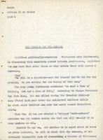 Original title: "The Premier And the Priests", Keever's title: "South Vietnam's New Constitution Sparks Power Play", Article for the New York Herald Tribune about the political situation in South Vietnam and speculating on whether a new Prime Minister or President will rise to power