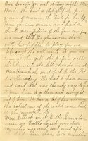 Handwritten 11 page letter from Marcia Bruner to Lawrence Bruner, "Today is Friday, but I thought I would…"