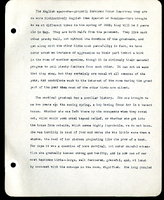 Frank H. Shoemaker typescript narrative, 29 pages,  on the bird room in Omaha home, with details on bird and insects.