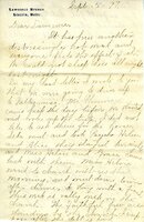 Handwritten 4 page letter from Marcia Bruner to Lawrence Bruner, "It has been another distressingly hot week and everyone…"