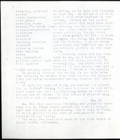 Frank H. Shoemaker typescript, 20 pages, detailing bird sightings, field trips, photography, and associated activities in Omaha, Nebraska.