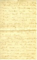 Handwritten 18 page letter from Amy Bruner to Lawrence Bruner, "Did you think I was never going to write…"