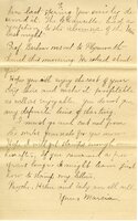Handwritten 9 page letter from Marcia Bruner to Lawrence Bruner, "An unusual thing received last week…"