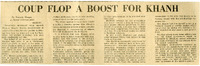 Article published in the New York Herald Tribune about a failed coup d'etat against General KhÃ¡nh, page 16