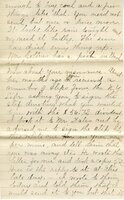 Handwritten 8 page letter from Marcia Bruner to Lawrence Bruner, "Well, I did not write to you last…"