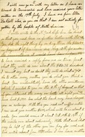 Handwritten 10 page letter from Lawrence Bruner to Marcia Bruner, "Since I am way off here 'measly 100 miles from nowhere'..."
