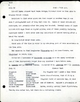 Frank H. Shoemaker typescript, 11 pages, notes and bird lists from field trip at Havelock, Nebraska, and areas surrounding Lincoln, Nebraska