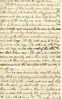 Handwritten 4 page letter from Lawrence Bruner to Psyche Bruner, "Who would have thought a year ago, or even 6 months ago, that I would be here today writing a letter home."