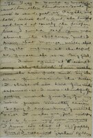 Handwritten 8 page letter from Amy Bruner to Lawrence Bruner, "When you get this letter you will be almost…"