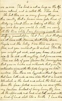 Handwritten 4 page letter from Lawrence Bruner to Helen Bruner, "I forgot to say in my letter to Mamma that I am so glad to hear that all of you have been so well."