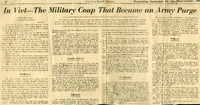 Article published in the New York Herald Tribune about a failed coup d'etat against General KhÃ¡nh, page 16