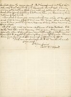 Handwritten letter, 2 pages, from Robert H. Wolcott to Frank H. Shoemaker, "I was very glad to get your note this morning but regret that I cannot come up, this week at least."