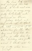 Handwritten 8 page letter from Ella Bruner to Lawrence Bruner, "I have been wanting to write to you for a long time…"