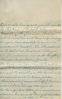 Handwritten 10 page letter from Lillie C. Bruner to Lawrence Bruner, "We read several of your letters sent from home…"