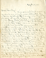 Edith Schwartz Clements handwritten letter