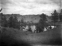 Original caption: Mill-pond, Valentine, Nebr. June 3, 1903. Cherry County.