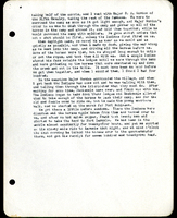 Frank H. Shoemaker typescript, 4 pages, on trip as photographer with  Addison E. Sheldon, along with notes from Captain Luthor North's travel diary.