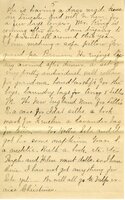 Handwritten 9 page letter from Marcia Bruner to Lawrence Bruner, "An unusual thing received last week…"