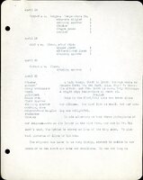 Frank H. Shoemaker typescript, 11 pages, on birds living in bird room in Omaha home with a list of birds in general Omaha region.