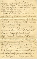 Handwritten 9 page letter from Marcia Bruner to Lawrence Bruner, "An unusual thing received last week…"