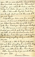 Handwritten 2 page letter from Lawrence Bruner to Helen Bruner, "It is Sunday today here in South America just as it is at homewhere we see the ''stars and stripes'."