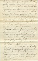 Handwritten 7 page letter from Marcia Bruner to Lawrence Bruner, "I suppose it is about time I should write to you although I feel as if it might..."