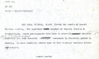 Original title: "westy", Keever's title: "Gen. Westmoreland Lacked Counterinsurgency Strategy and Machine." Keever's article draft about General Westmoreland's reassignment after counterinsurgency failures. He eventually went to serve as Army Chief of Staff. Written for the Christian Science Monitor
